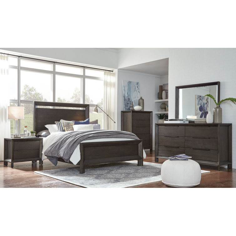 Lark Manor Calderon Platform Solid Wood Configurable Bedroom Set